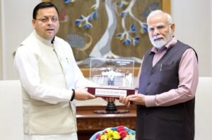 PM  मोदी से CM धामी ने की मुलाकात ,कई मुद्दों पर हुई बात