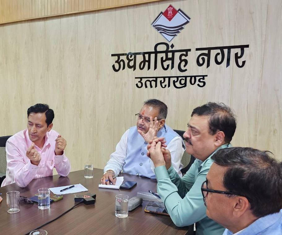 रुद्रपुर में अमित शाह के दौरे की तैयारी तेज, जनपद प्रभारी मंत्री गणेश जोशी ने की बैठक, 19 जुलाई को होगा 1 लाख करोड़ की ग्राउंडिंग सेरेमनी का भव्य आयोजन
