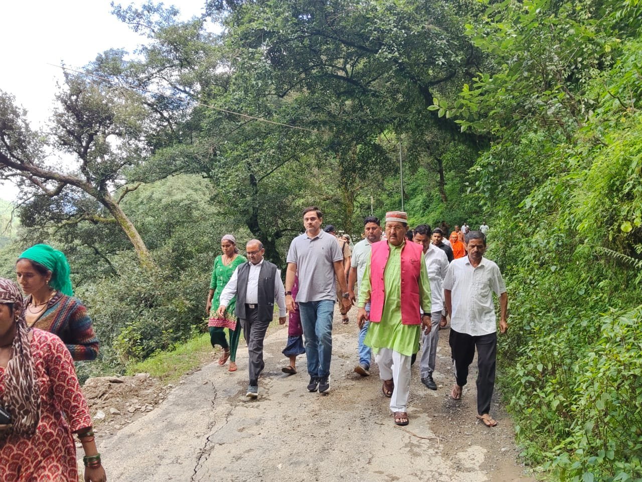 रुद्रप्रयाग आपदा: सौरभ बहुगुणा ने किया स्थलीय निरीक्षण, प्रभावितों को हर संभव मदद का आश्वासन