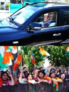 देवभूमि में प्रधानमंत्री का भव्य स्वागत, 12 किमी लंबे रोड शो में बड़ी संख्या में उमड़े लोग,प्रधानमंत्री मोदी ने कहा, देवभूमि से मिलती है ऊर्जा