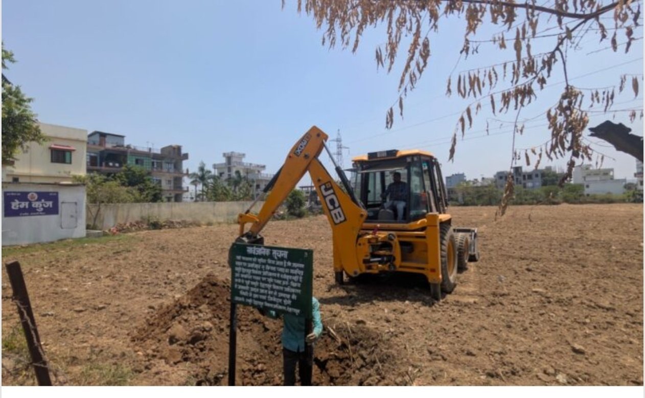 एमडीडीए का अवैध कॉलोनियों पर बड़ा प्रहार: अजबपुर कला में 8 बीघा पर की जा रही अवैध प्लॉटिंग ध्वस्त