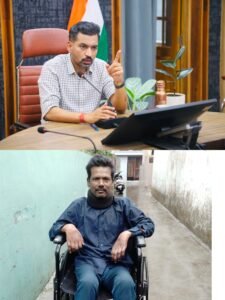 समाधान दिवस में मिला त्वरित न्याय, डीएम की संवेदनशीलता से दिव्यांग सुनील को मिली पेंशन, बैंक खाता और नई व्हीलचेयर