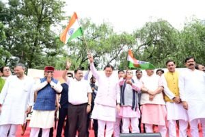 मुख्यमंत्री ने हर घर तिरंगा यात्रा कार्यक्रम में किया प्रतिभाग,मुख्यमंत्री ने प्रदेशवासियों से स्वतंत्रता दिवस पर अपने घरों में तिरंगा फहराने का किया आवाह्न