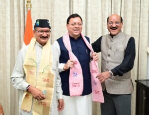मुख्यमंत्री  पुष्कर सिंह धामी से स्वास्थ्य मंत्री  सुबोध उनियाल एवं विधायक  किशोर उपाध्याय ने की भेंट,टिहरी में मेडिकल कॉलेज की स्थापना को लेकर हुई विस्तृत चर्चा, स्वास्थ्य सुविधाओं के सुदृढ़ीकरण के लिए सरकार प्रतिबद्ध